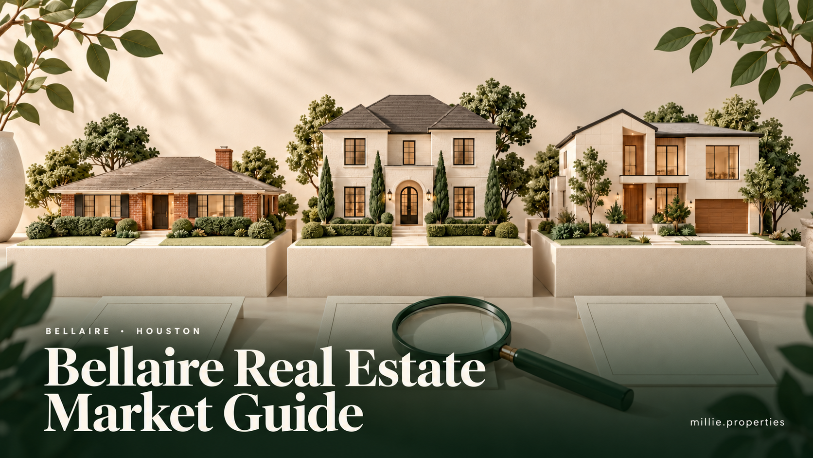 Bellaire Real Estate Market Guide editorial illustration