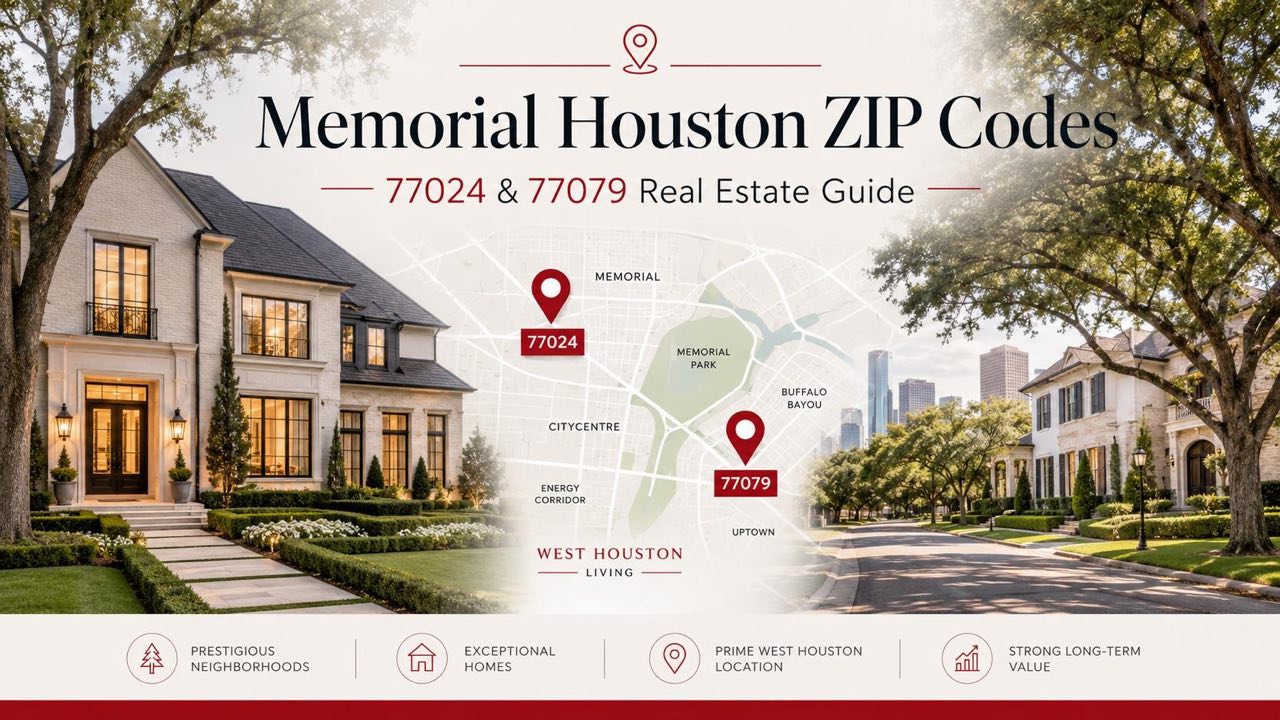 Memorial Houston ZIP codes 77024 and 77079 real estate guide