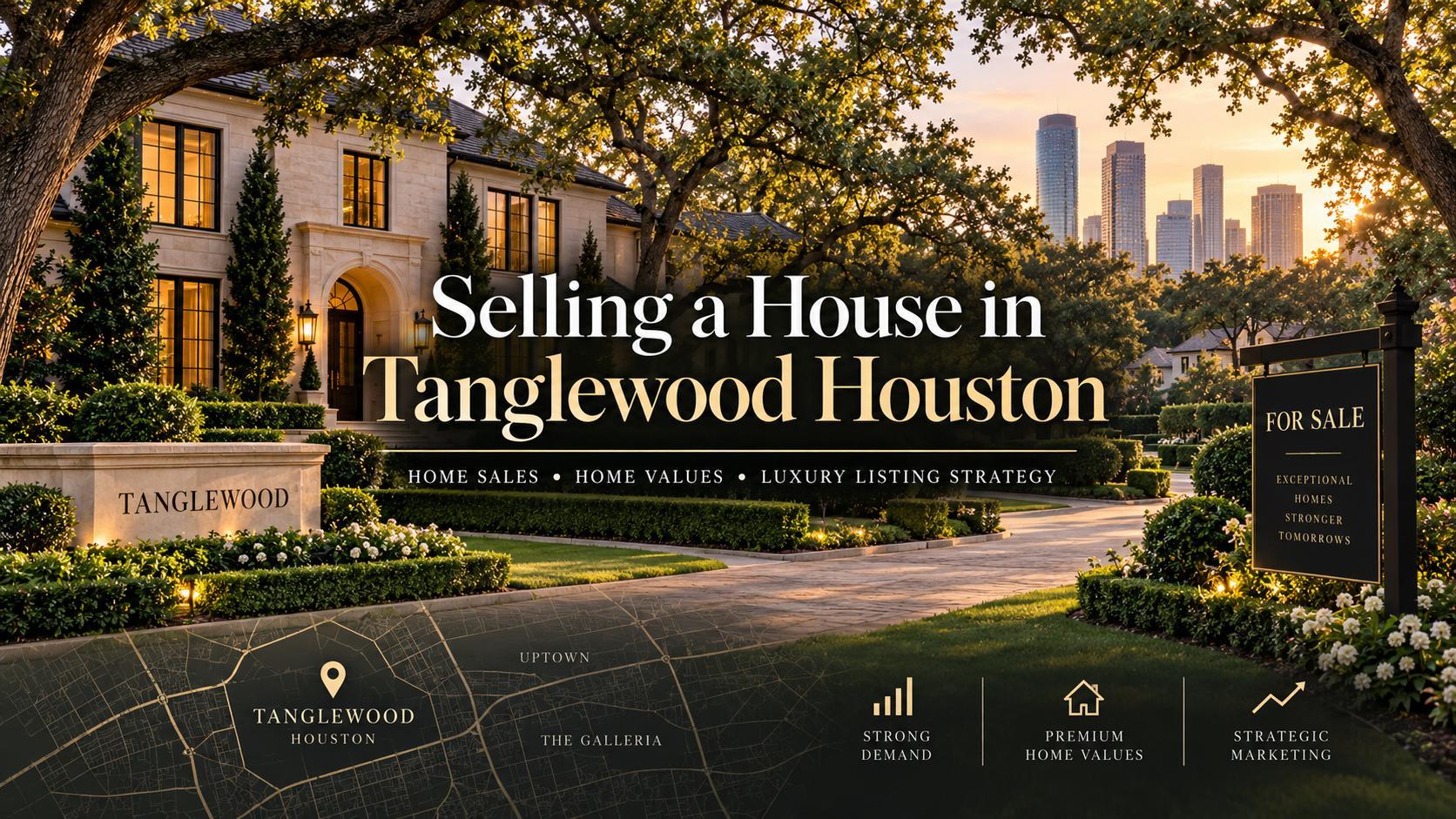 Selling a house in Tanglewood Houston with a luxury home sales and listing strategy