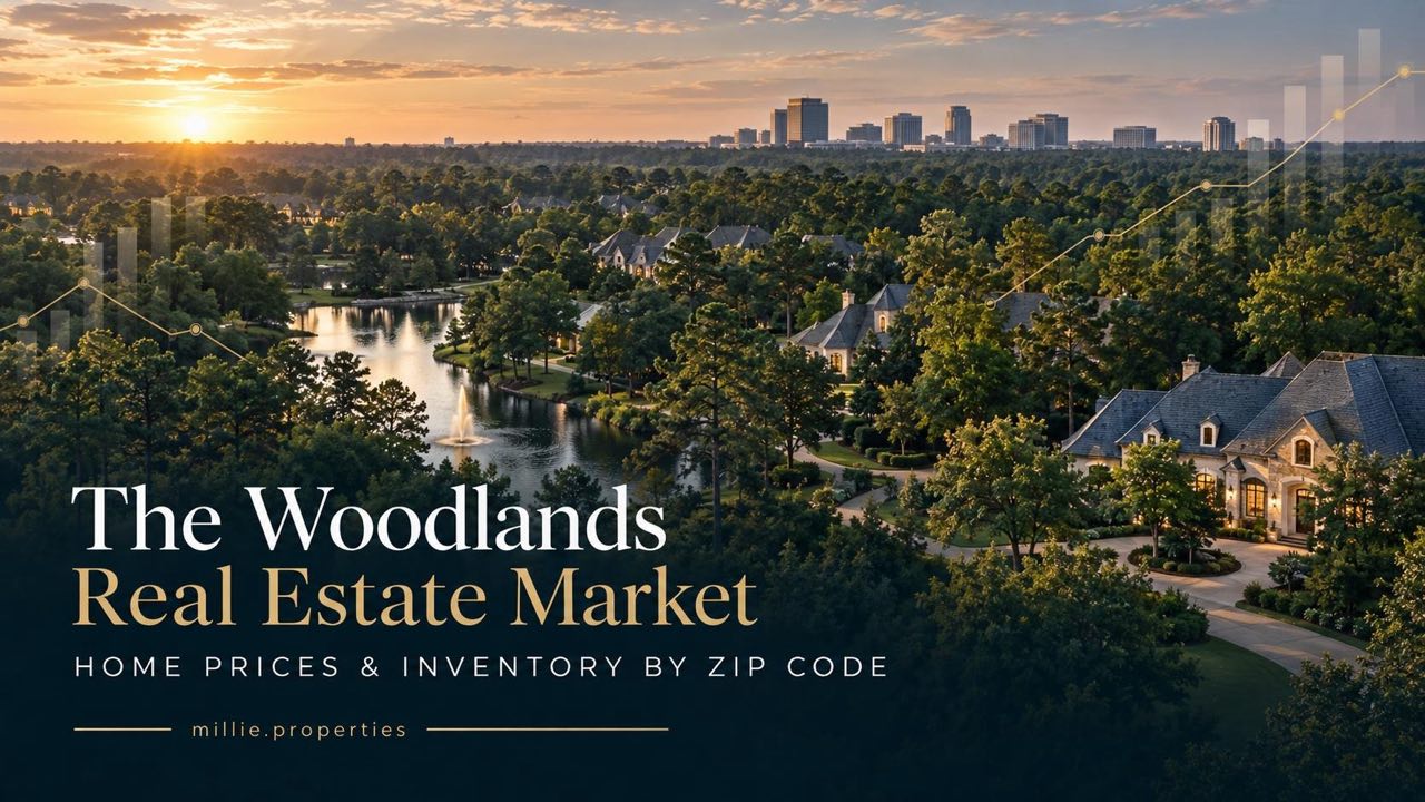 The Woodlands real estate market home prices and inventory by ZIP code